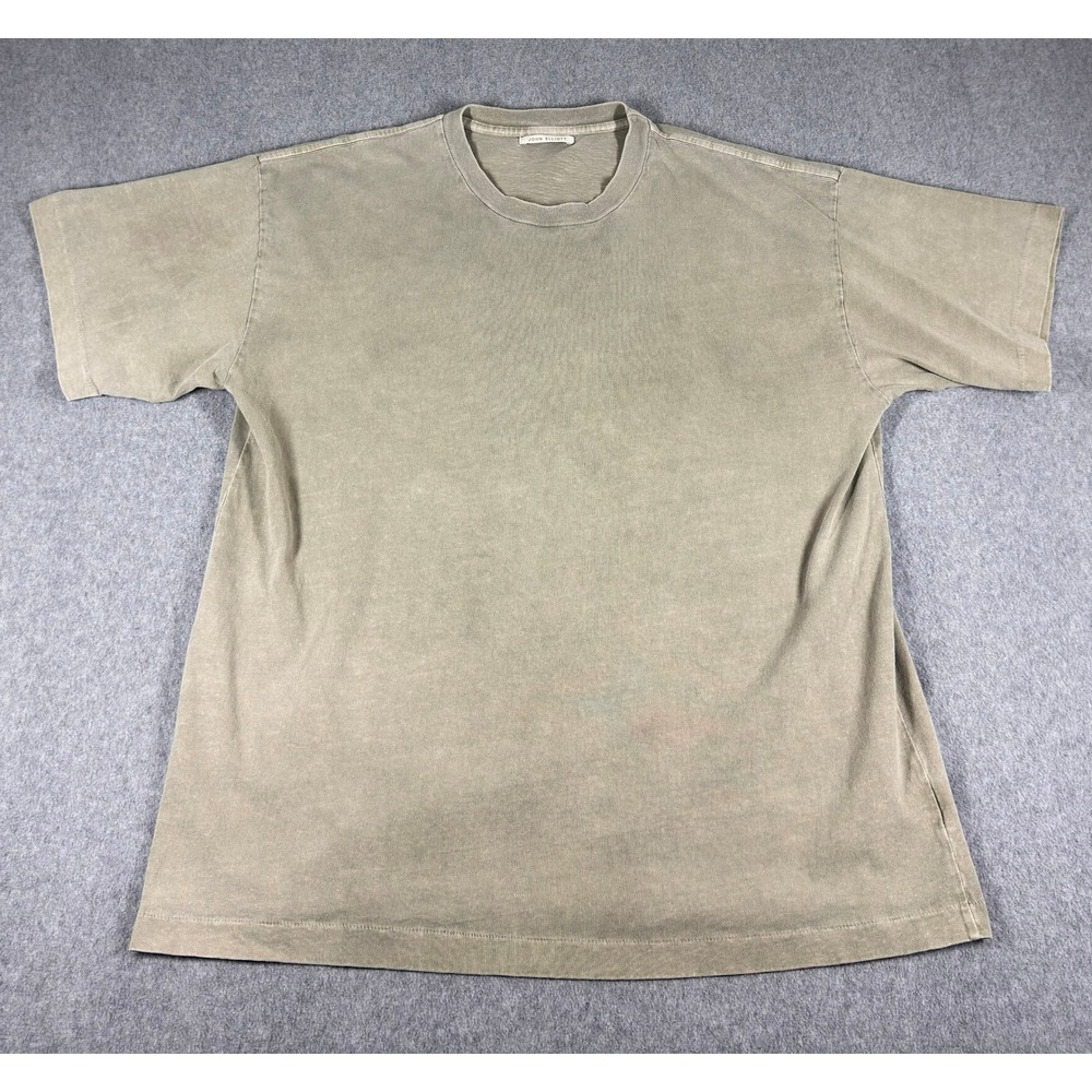 John Elliott Mens Designer‎ Gray T Shirt Crew Neck Short Sleeve Size 3